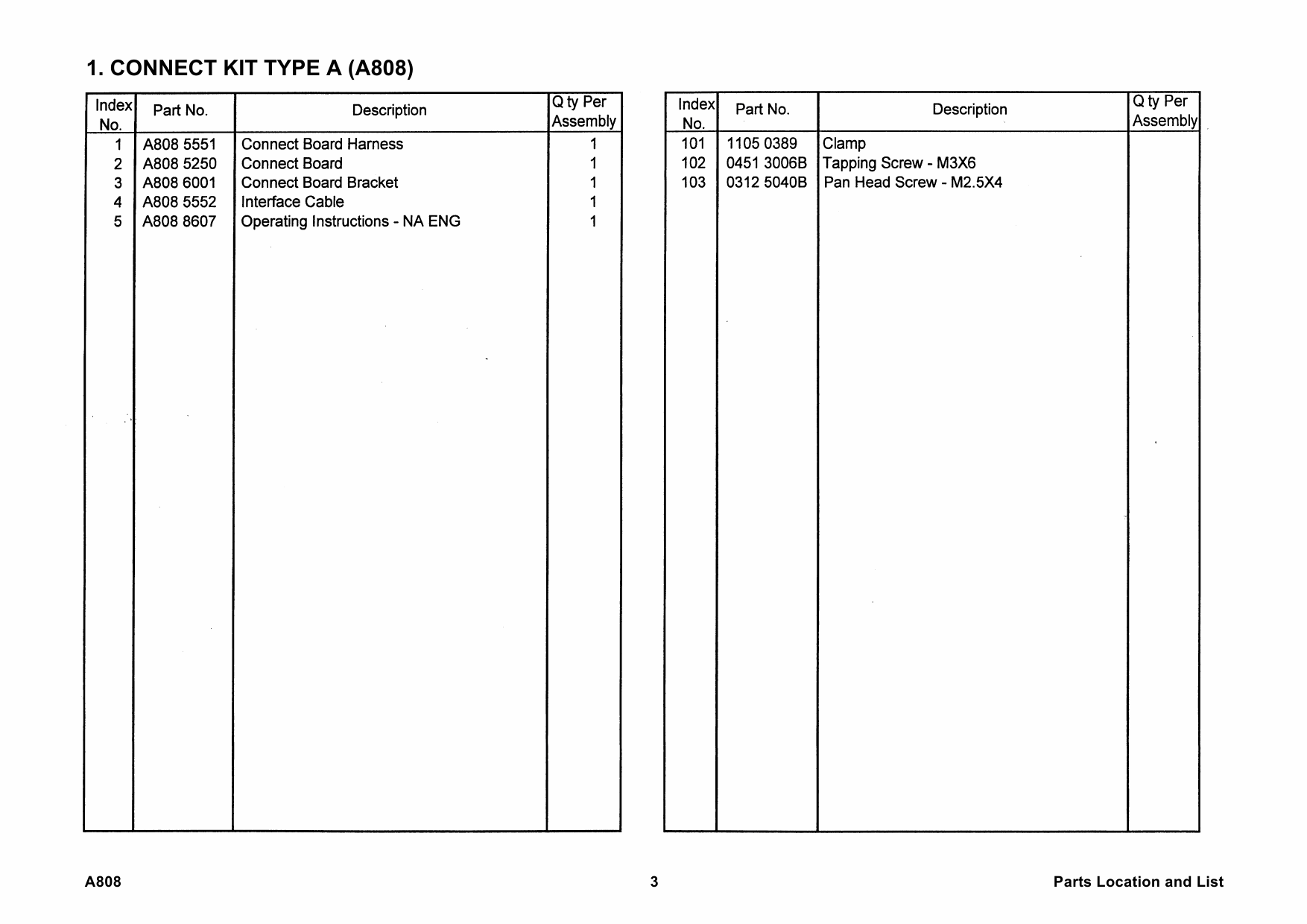 RICOH Options A808 COPIER-CONNECTION-KIT-TYPE-A Parts Catalog PDF download-5